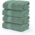 Modern Threads 4-Pack SpunLoft Bath Sheet White 35x70 by ModernThreads