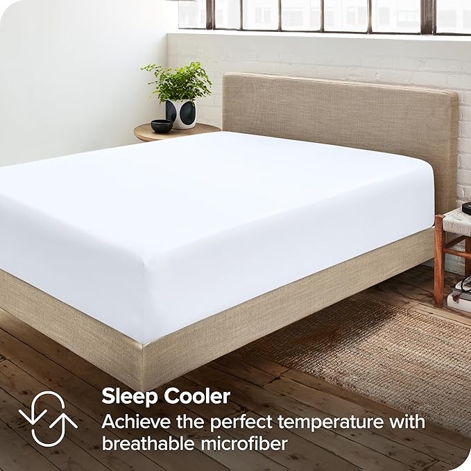 Bare Home 5-Pack Fitted Bottom Sheets Twin - Image 6