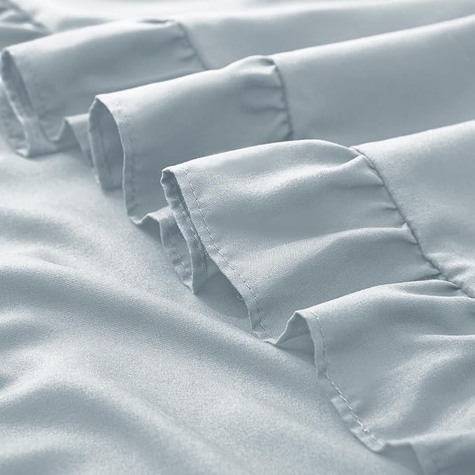 KKJIAF Ruffle Body Pillow Cases Set of 1, Ruffled Pillow Covers - Image 6