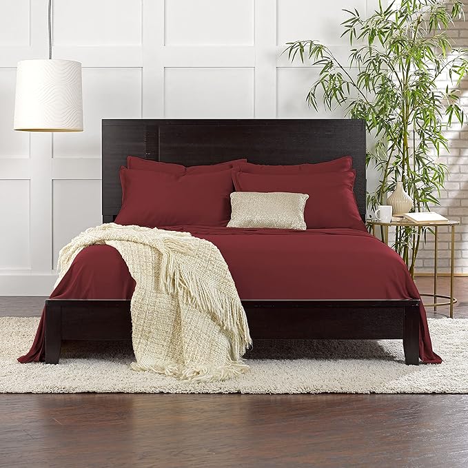 Pure Bamboo Queen Sheets, Genuine 100% Organic Viscose Derived from Bamboo Bed - Image 7