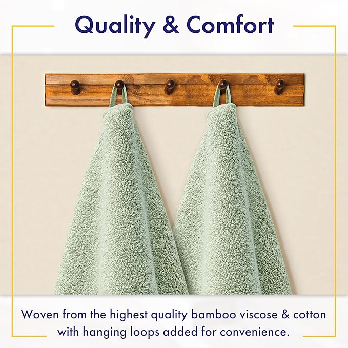 Alusa Home Ultra Soft & Plush Viscose from Bamboo Bath Sheets - Image 4