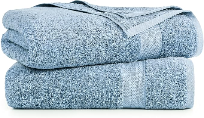 LANE LINEN 100% Ring Spun Cotton Bath Sheets - Image 2