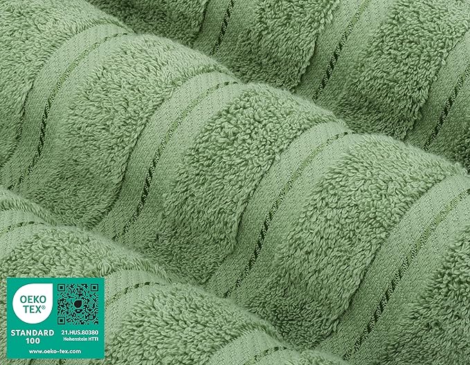 American Soft Linen Premium 3 Piece Towel Set, 1 Bath Towel 1 Hand Towel 1 - Image 3