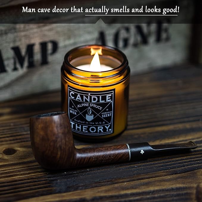 Scented Candle Gift Set with Crackling Wood Wicks 3, 4oz Candles, Misty Falls - Image 2