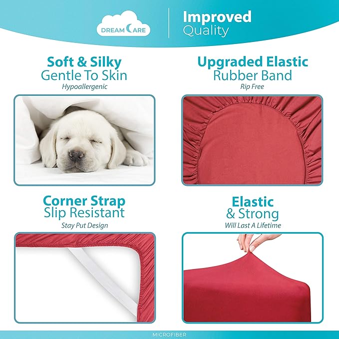 DREAMCARE Queen Fitted Sheet - Image 6