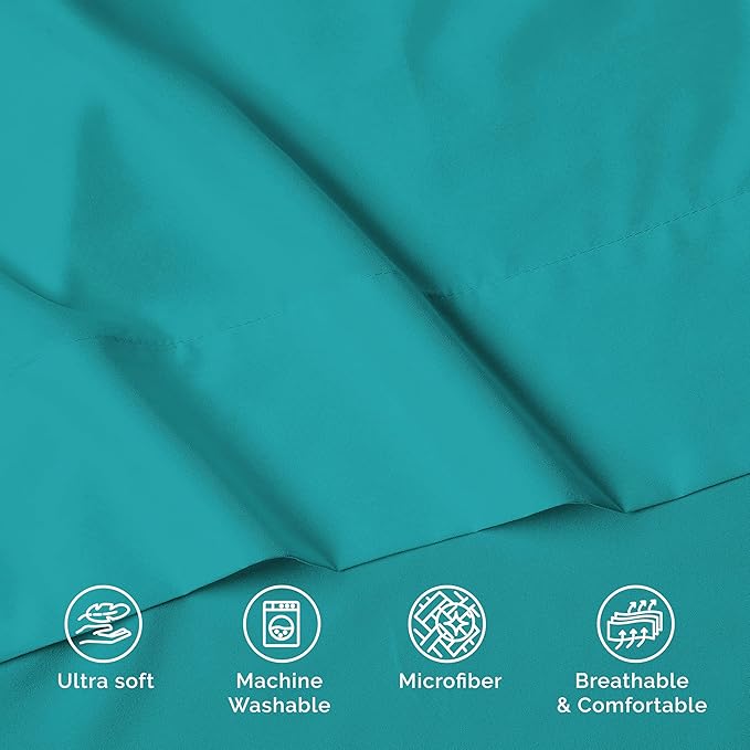 Luxury Flat Sheet on Amazon Elegant Comfort Wrinkle-Free 1500 Premier Hotel - Image 8