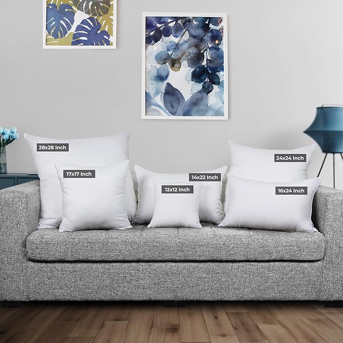 Utopia Bedding 17x17 Pillow Inserts, Sofa & Couch – Soft, Supportive & Fluffy - Image 2