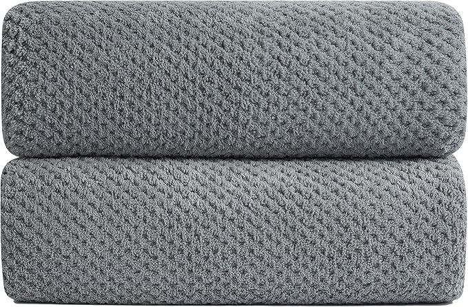 Smuge 2 Piece Hand Towels Set, 100% Microfiber by Smuge