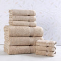 Superior Egyptian Cotton 9-Piece Towel Set, Guest Bath Decor Essentials by SUPERIOR