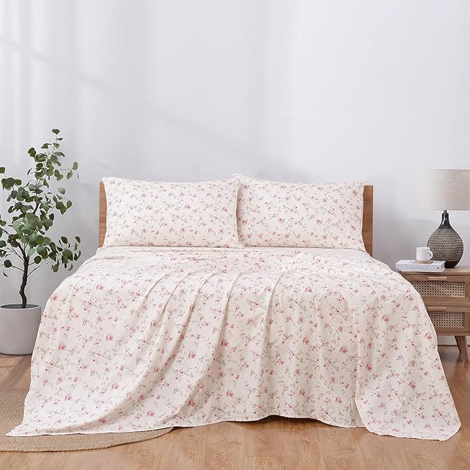 Modern Threads 4-Piece Ultra Soft Microfiber Bed Sheets Set, Wrinkle Free Sheets - Image 3