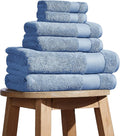 BIOWEAVES 100% Organic Cotton 700 GSM Plush 6-Piece Towel Set GOTS Certified by BIOWEAVES