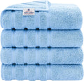 American Soft Linen Luxury 4 Piece Bath Towel Set, 600 GSM 100% Cotton Turkish by AmericanSoftLinen