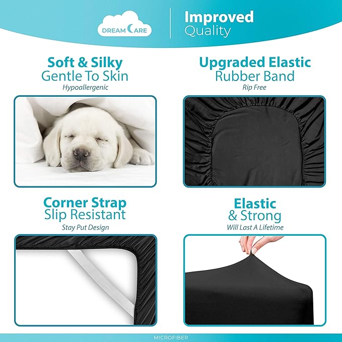 DREAMCARE Queen Fitted Sheet - Image 6