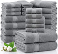 LANE LINEN Luxury 24 PCs Bath Towels Set by LaneLinen