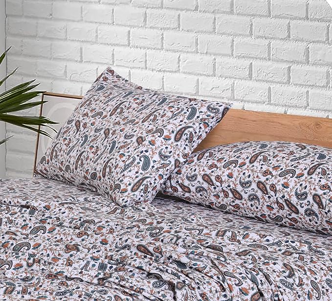 RUVANTI 100% Cotton Sheets – Twin Size Percale Bedding, Cooling & Breathable - Image 7