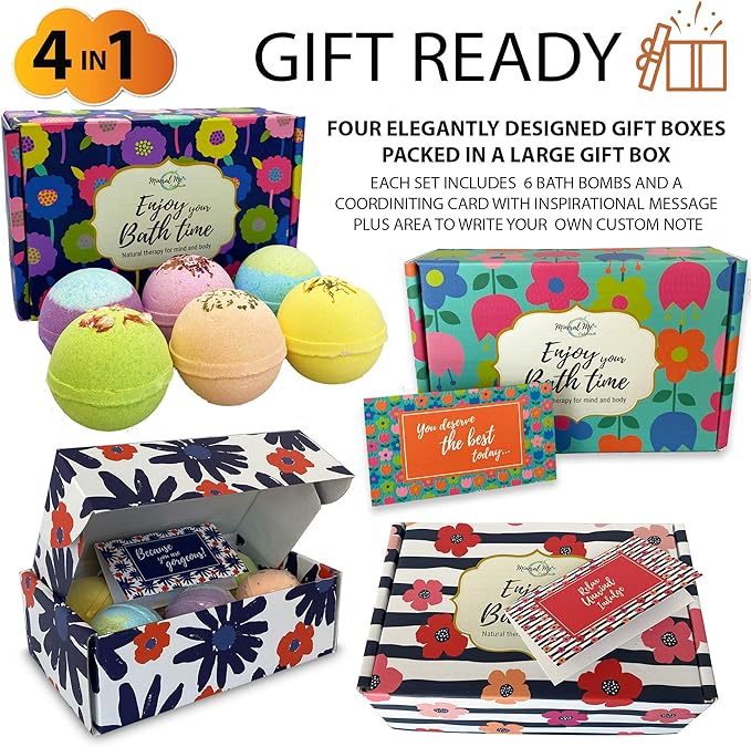 Bath Bombs for Women Gift Set - Image 3
