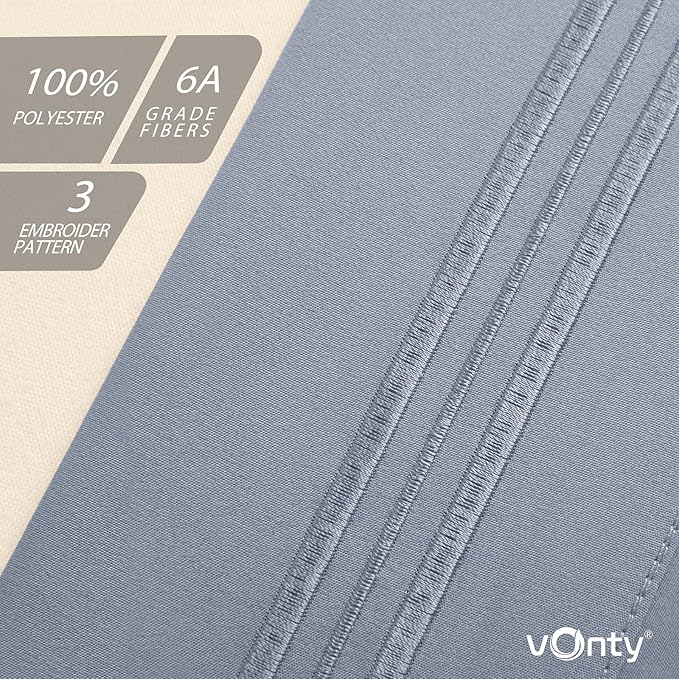Vonty 2 Pack King Pillow Cases - Image 7
