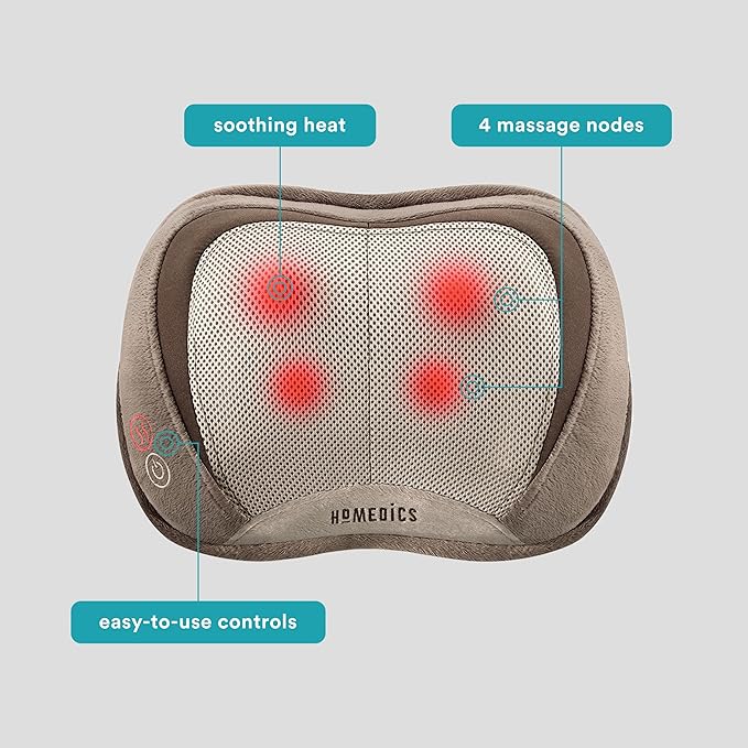 Homedics 3D Full Body Shiatsu & Vibration Massage and Heat Pillow - Image 3