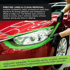 Dura-Gold Green Automotive Masking Tape 1 Inch (24mm x 55 Yards), 3 Rolls - Premium High-Performance, Heat Resistant - Auto Refinish Painting, Car Detailing, Autobody, Industrial, Painters Tape