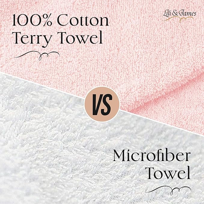 Lili&James Cotton Hair Towel Wrap - Image 4