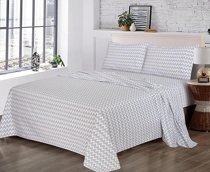 RUVANTI 100% Cotton Sheets – Twin Size Percale Bedding, Cooling & Breathable - Image 8