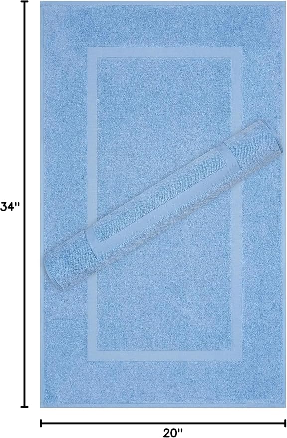 Cotton Paradise 100% Cotton Bath Mats - Image 8