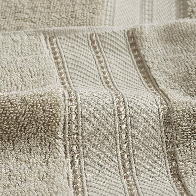Modern Threads 4-Pack SpunLoft Bath Towel Sand 30x54 - Image 6