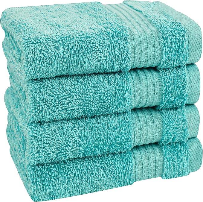 Cotton Paradise 100% Cotton Turkish Washcloth Set - Image 3