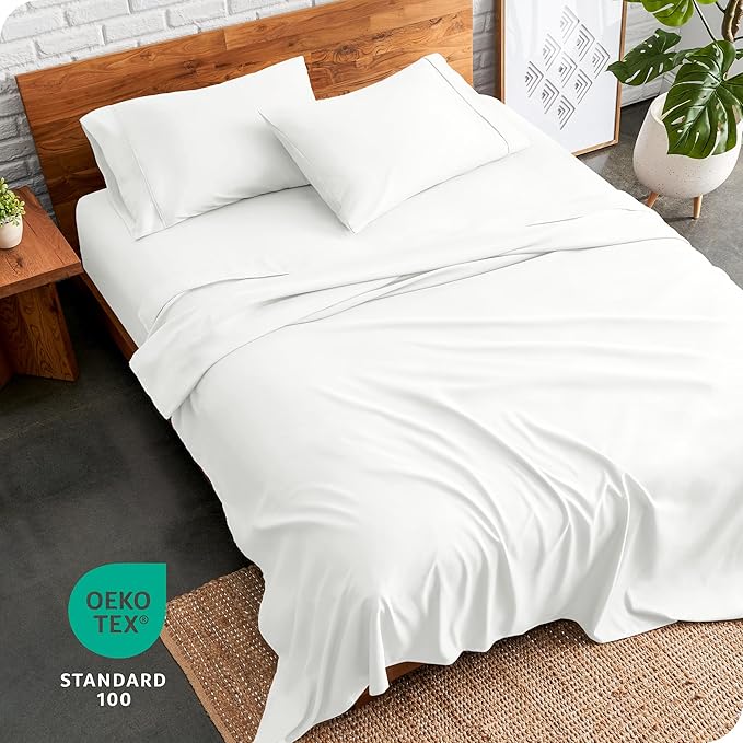 Bare Home Split Head Flex King Sheet Set - Image 8