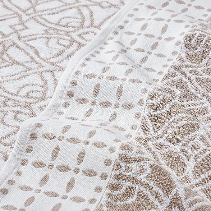 Modern Threads Monroe 6-Piece 100% Cotton Towel Set – Reversible Yarn Dyed - Image 3