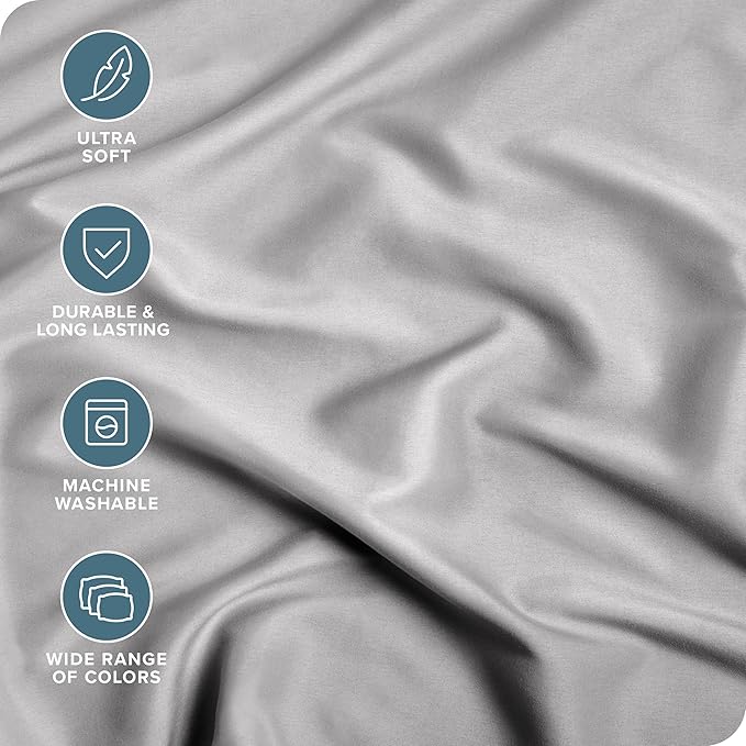 Bare Home 2-Pack Fitted Bottom Sheets Twin XL - Image 2