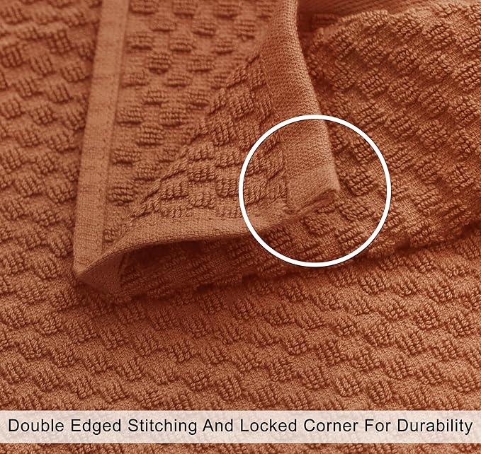 COTTON CRAFT Waffle Bath Towel - Image 6
