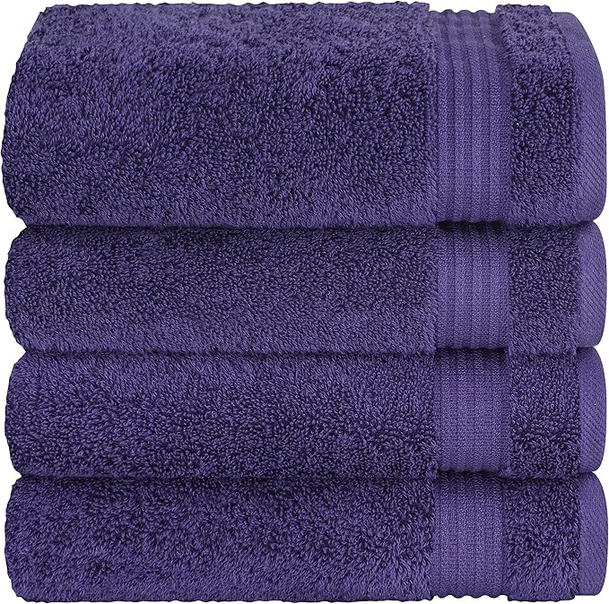 Cotton Paradise Hand Towels for Bathroom, 100% Cotton Turkish 4 Piece Hand - Image 5