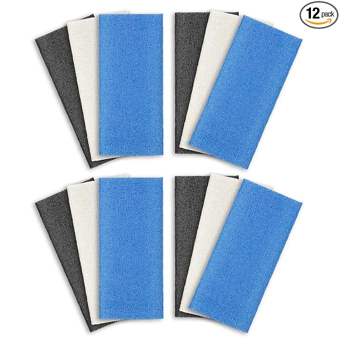 ARCH&M Exfoliating Washcloth 12 Pack Back Scrubber by ARCHM