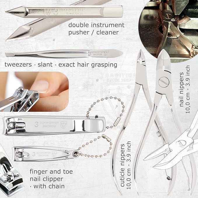 3 Swords Germany – manicure pedicure set kit - Image 3