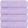 GLAMBURG Ultra Soft 4 Pack Oversized Bath Towel Set 27x54 inches, 100% Cotton by GLAMBURG