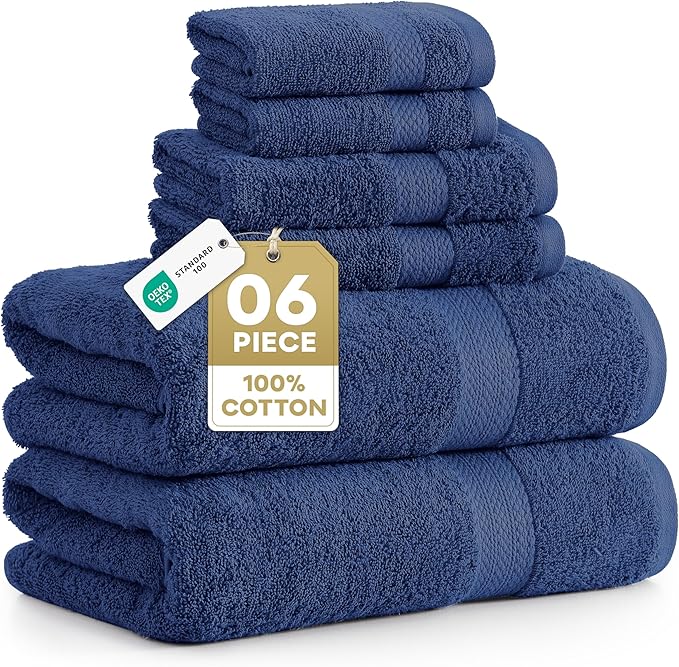 LANE LINEN Luxury Cotton Bath Towel Set by LaneLinen