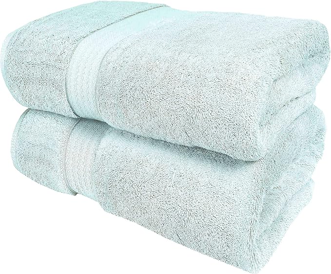 GLAMBURG 700 GSM Premium Oversized Extra Large Cotton Bath Sheet 35x70-100% by GLAMBURG
