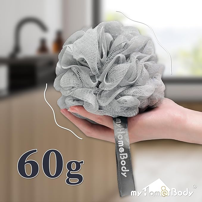 myHomeBody 60g Loofah Sponge, Body Scrubber, Bath Sponge, Loofah - Image 5