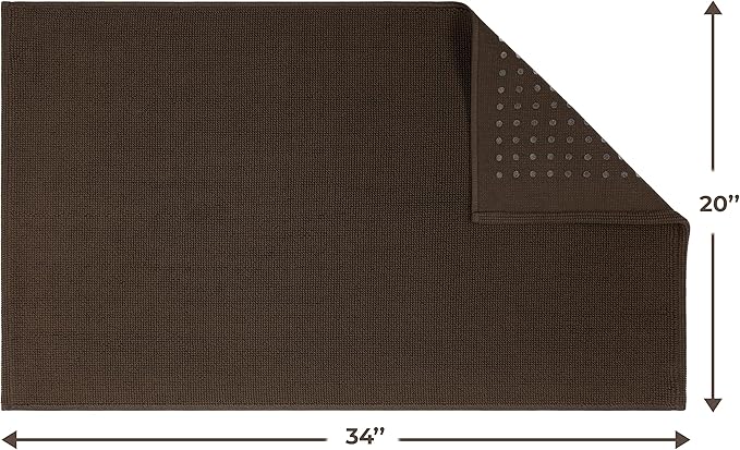Cotton Paradise 100% Cotton Non Slip Bath Mats - Image 3
