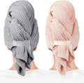 ROLSHOL 2 Packs Large Microfiber Hair Towels by ROLSHOL