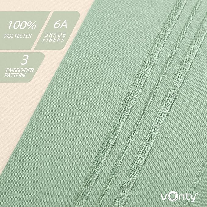 Vonty 2 Pack Standard Pillow Cases - Image 7