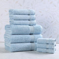 Superior Egyptian Cotton 9-Piece Towel Set, Guest Bath Decor Essentials by SUPERIOR