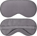 Sleep Mask - Dark Gray, 100% Viscose Derived from Bamboo - Lightweight Eye Mask by VeganSilk