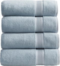 Springtree Home Luxury Bamboo Rayon Bath Towel Set of 4 | 35% Bamboo Rayon by SpringtreeHome
