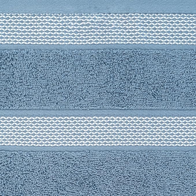 CASA COPENHAGEN Solitaire 6Pcs 100% Egyptian Cotton Large Designer Towels Gift - Image 5