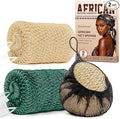 2 Pack African Net Sponge Exfoliating Body Scrubber Bath Sponge by Unknown