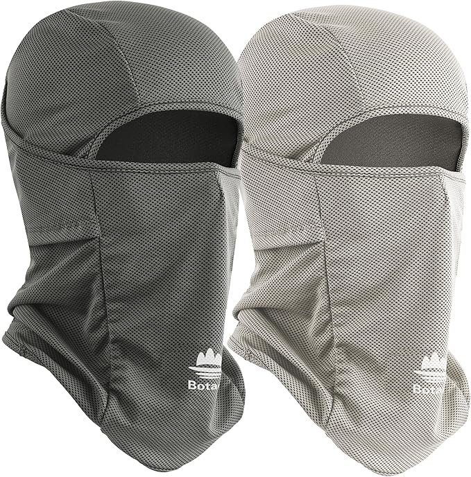 Balaclava Face Mask Sun UV Protection Breathable Full Head Mask by Botack