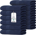 Commercial Bulk Pack of 12 Small Bath Towels – 100% Cotton Terry 24" x 46" – by TEXCRAFT
