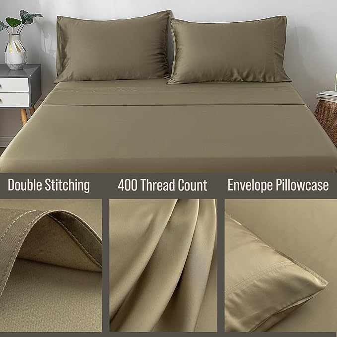 BELLA COTERIE | Luxury Bamboo Viscose Standard Size Pillowcase Set | 100% - Image 3